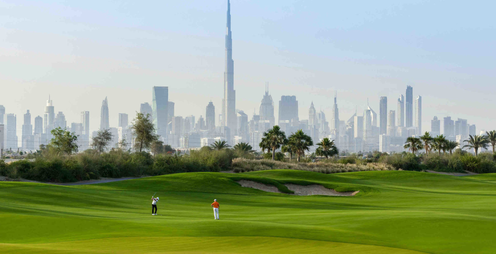 Поле для гольфа Dubai Hills Estate