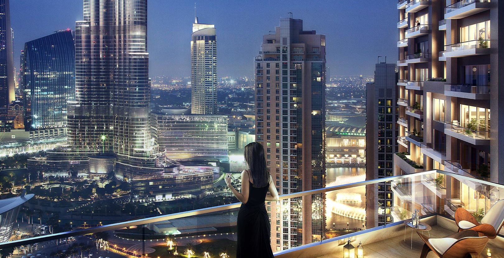 Act One Act Two - Downtown Dubai - Вид с балкона