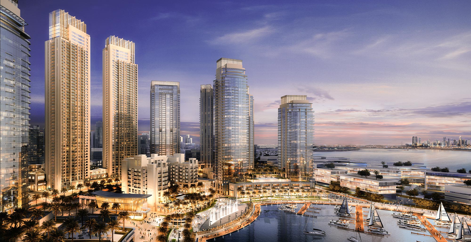 Harbour Views в Dubai Creek Harbour - апартаменты с 1–3 спальнями на продажу