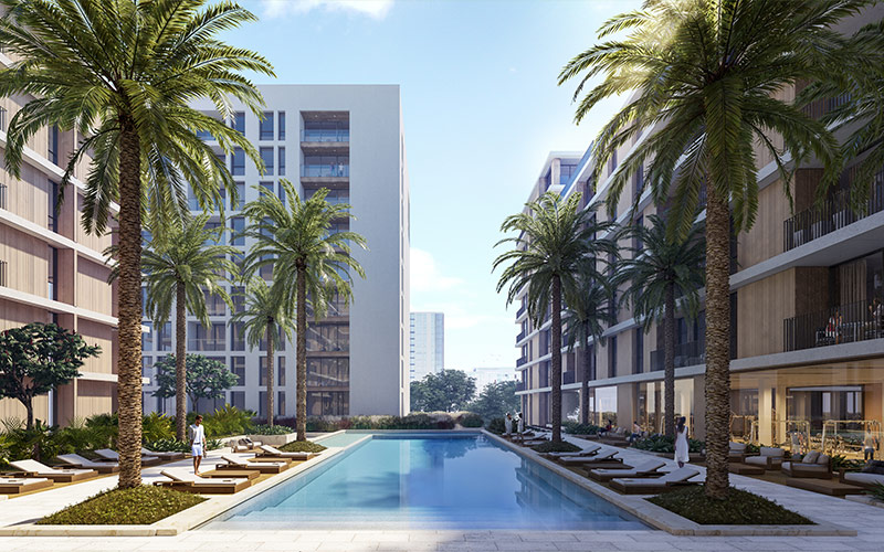 Park Point Dubai Hills Estate - Swimming Pool